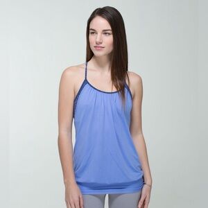 Lululemon No Limits Lilac & Blue Tank Top